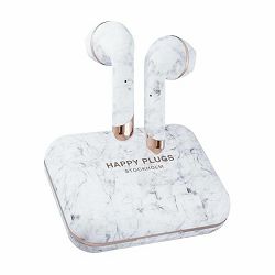 Slušalice HAPPY PLUGS AIR1 PLUS EARBUD bijelo mramorne (bežične)