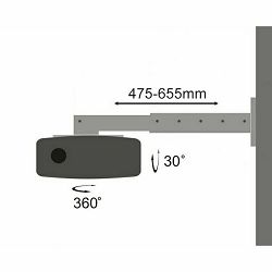 Zidni nosač za projektor SBOX PM-105 (nagib +-15°, okretanje 360°)